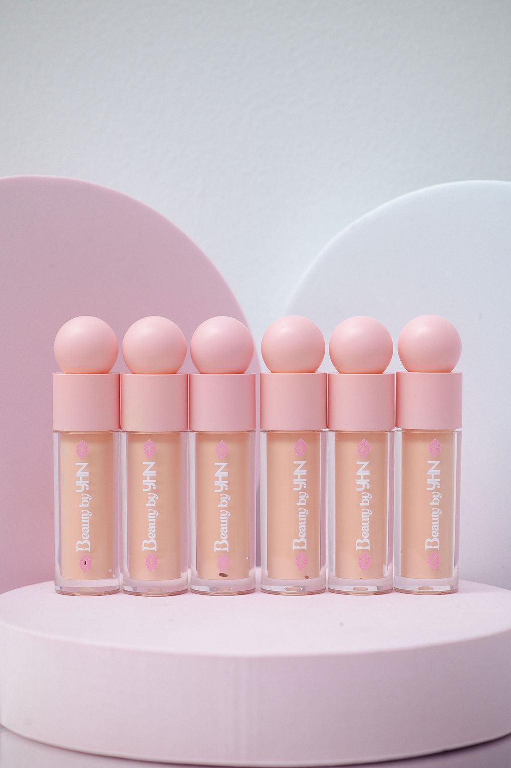 Colored lip gloss