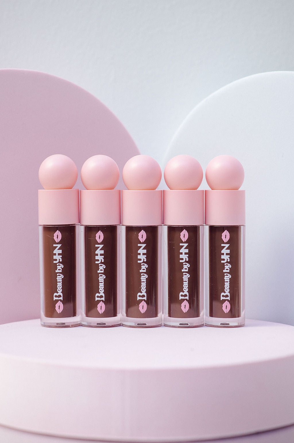 Colored lip gloss