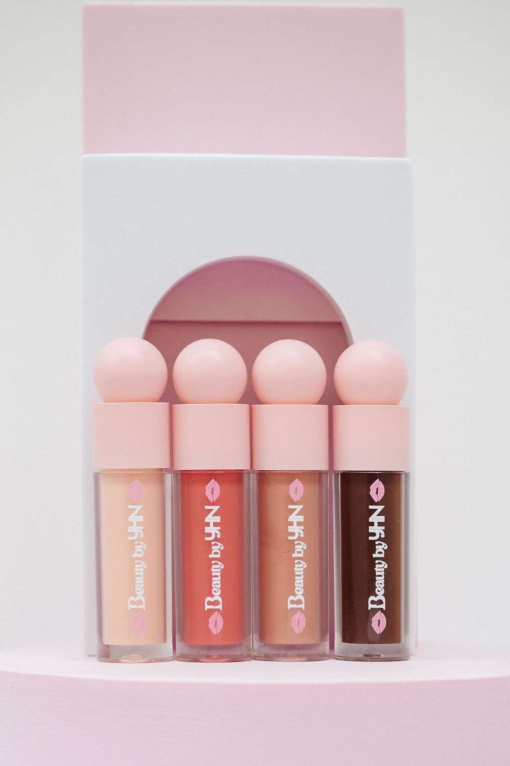 Colored lip gloss